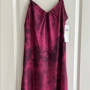 London Times Silk Dress - Size 4 - Color Plum